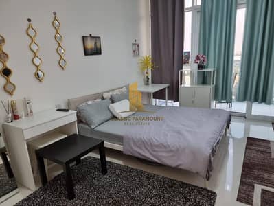 Studio for Rent in DAMAC Hills, Dubai - Bills Included | High Floor | Community Living