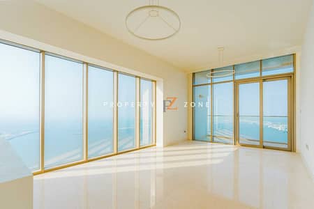 2 Bedroom Apartment for Rent in Dubai Maritime City, Dubai - Panoramic Sea View | High Floor | Corner Unit