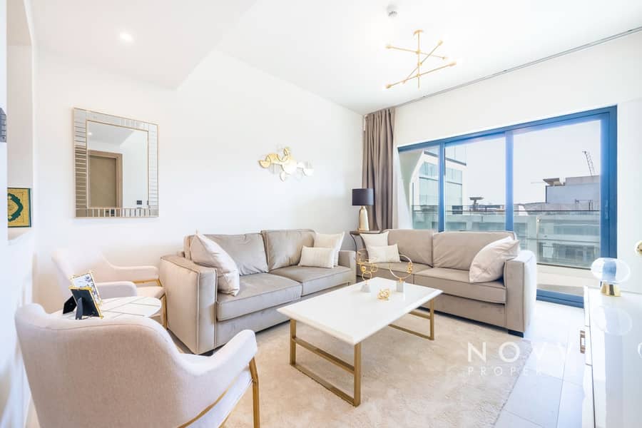 位于阿尔贾达法住宅区，宾格蒂河畔公寓大楼 1 卧室的公寓 1250000 AED - 12266195