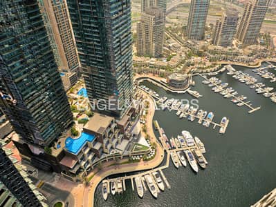 2 Bedroom Flat for Rent in Dubai Marina, Dubai - Full Marina View | Unfurnished | Vacant Now