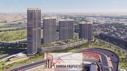 汽车城， 迪拜 2 卧室单位待售 - Sobha Solis - Arial. jpg