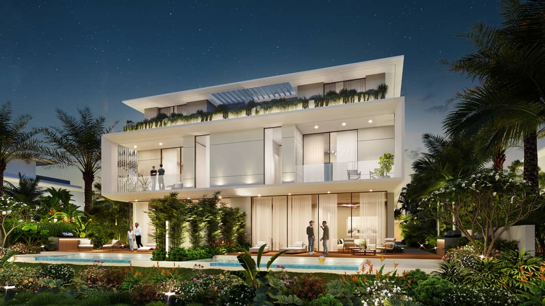 8 Villa_01 Rear night view P. jpg
