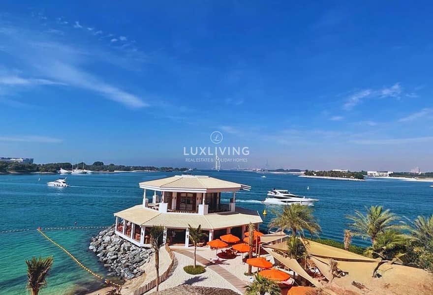 位于朱美拉棕榈岛，蔚蓝公馆 1 卧室的公寓 180000 AED - 12264477