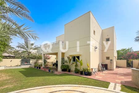 4 Bedroom Villa for Rent in The Meadows, Dubai - Upgraded | Unfurnished Unit | Natural Garden