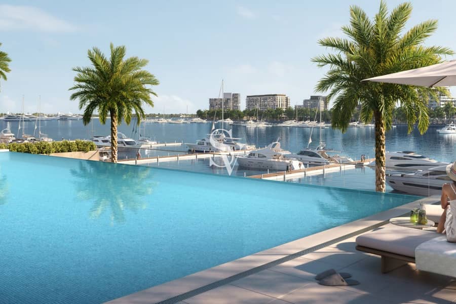 位于米娜拉希德港区，Porto View 2 卧室的公寓 3062888 AED - 12273852