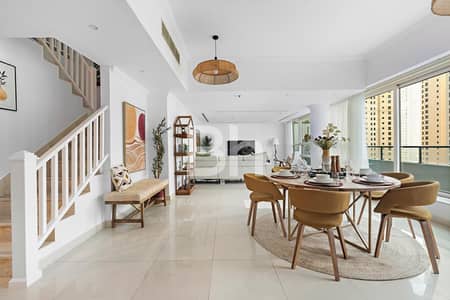 3 Bedroom Apartment for Sale in Dubai Marina, Dubai - Duplex | Marina View | Vacant Soon | Waterfront