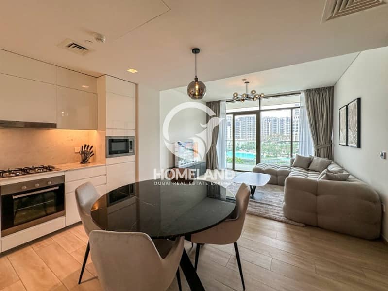 Fully Furnished | Creek and Pool View | Upgraded
