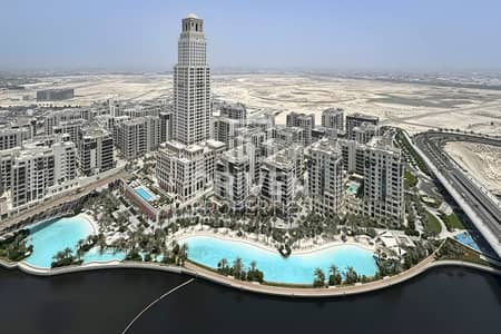 2 Bedroom Apartment for Rent in Dubai Creek Harbour, Dubai - High Floor Featuring Sea View | Ready to Move in