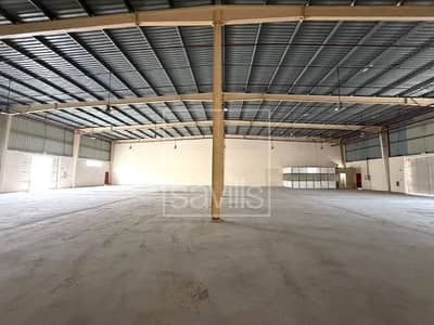 Warehouse for Rent in Emirates Modern Industrial Area, Umm Al Quwain - Warehouse | 19 KW Electricity | Prime Location