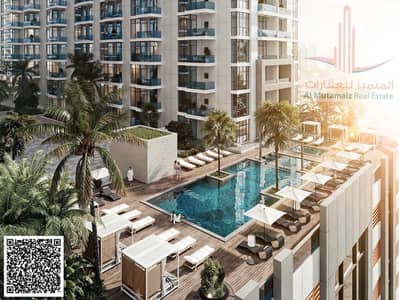 شقة 1 غرفة نوم للبيع في الراشدية، عجمان - Ajman Creek Towers Pool View 1 (1). jpg