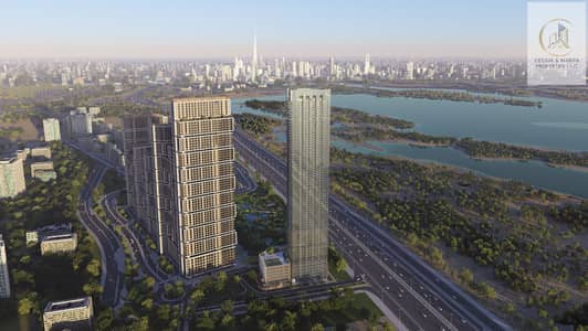 2 Bedroom Flat for Sale in Sobha Hartland, Dubai - Aerial Shot. jpg