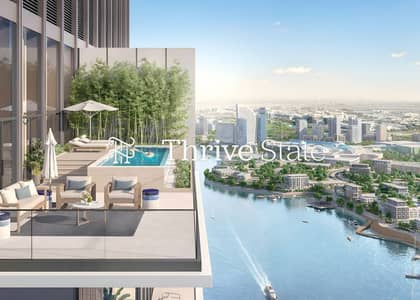 4 Bedroom Penthouse for Sale in Dubai Creek Harbour, Dubai - Below OP | Water View | Higher Floor | 4BR + Maid