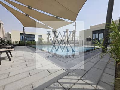 山谷小区， 迪拜 3 卧室别墅待租 - pool2. jpg