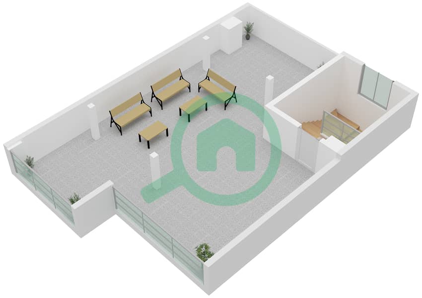 South Bay 3 - 5 Bedroom Townhouse Type/unit SIDE TOWNHOUSE/UNIT EDGE Floor plan Type Side Townhouse Unit Edge Roof Floor interactive3D