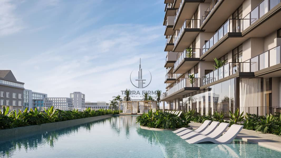 LUXURY 1BR APARTMENT WITH POOL VIEW – DOUBLETREE HILTON RESIDENCES, DUBAI