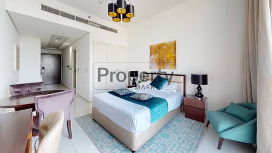 Studio for Rent in Jumeirah Village Circle (JVC), Dubai - JVC-Ghalia-Studio-Bedroom. jpg