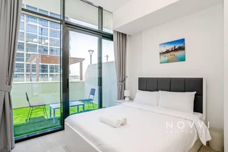 Studio for Rent in Meydan City, Dubai - Multiple Cheques | Pool View | Chiller Free