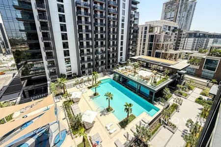 2 Bedroom Flat for Rent in Sobha Hartland, Dubai - Corner Unit | Pool View | Prime Location