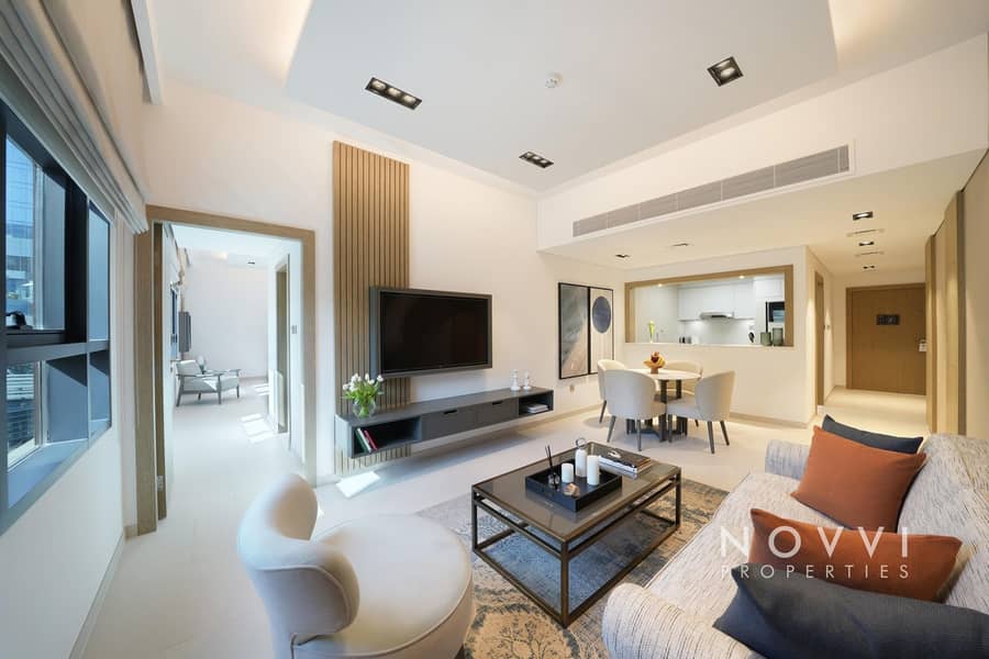 位于朱美拉棕榈岛，新黄金英里3号公寓 1 卧室的酒店式公寓 224490 AED - 11856843