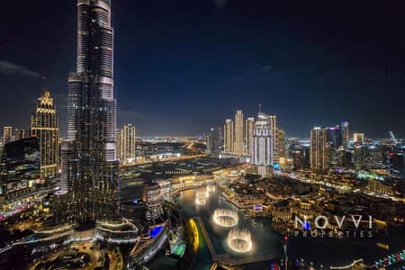 2 Bedroom Apartment for Rent in Downtown Dubai, Dubai - Burj Khalifa and Fountain Views | Furnished Luxury