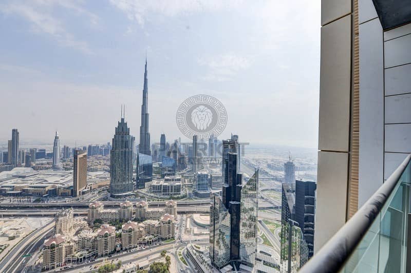 Burj Khalifa View | Unfurnished Apt| Spacious 2 Bedrooms