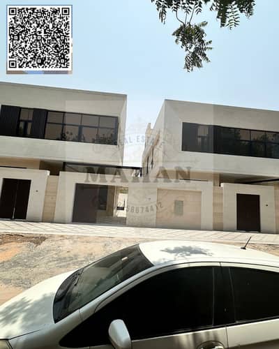 6 Bedroom Villa for Sale in Al Mowaihat, Ajman - Purple Floral Elegant Line Art Vintage Ribbon Motivational Christian Bible Verse Instagram Post. png. png
