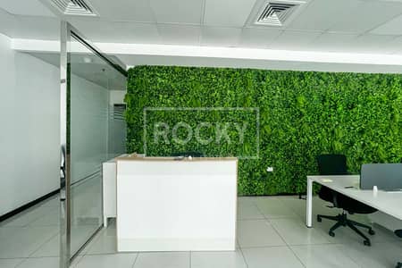 Office for Rent in Business Bay, Dubai - Fully Fitted | Partition in Office | Near Metro