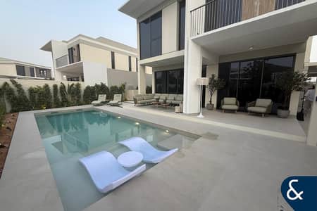 5 Bedroom Villa for Rent in Tilal Al Ghaf, Dubai - PRIVATE POOL | OPEN KITCHEN | PARK BACKING