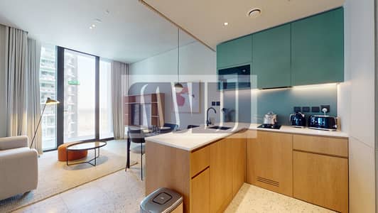 فلیٹ 1 غرفة نوم للايجار في الخليج التجاري، دبي - UPSIDE-Living-The-Suite-Meydan-Views-09132023_094430. jpg