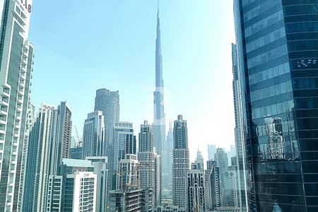 Office for Rent in Business Bay, Dubai - Burj Khalifa View | Open Space | High Floor