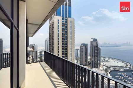 2 Bedroom Apartment for Rent in Dubai Creek Harbour, Dubai - Full Skyline View| High FLoor| Unfurnished| vacant
