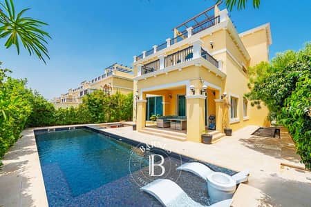 4 Bedroom Villa for Rent in Jumeirah Park, Dubai - Upgraded Pool | Modern Outdoor Area | Vacant | D9