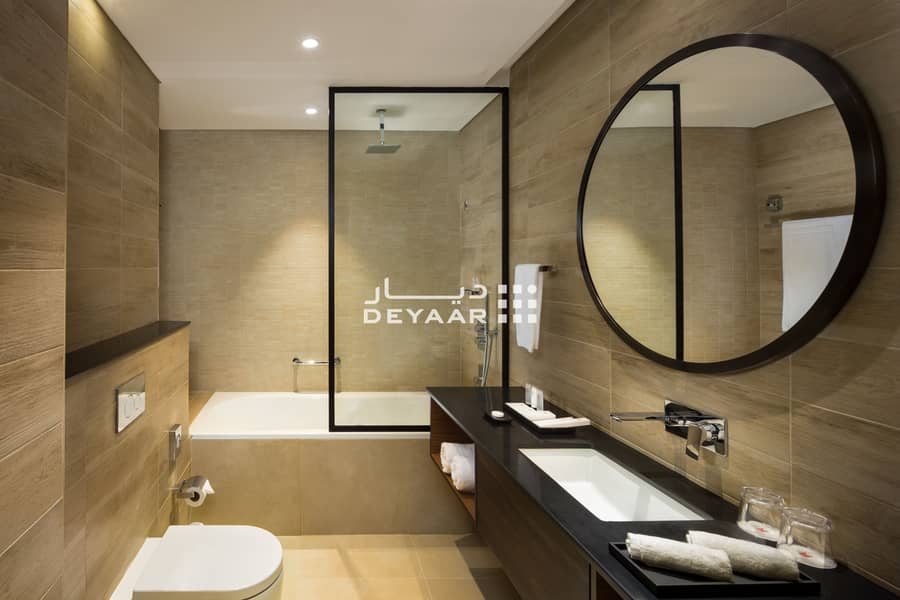 2 MAB - One Bedroom Apartment Bathroom. jpg