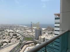 Spacious 3BHK Apartment for Rent in Ajman One Tower | Sea & City View | High Floor | Maid Room