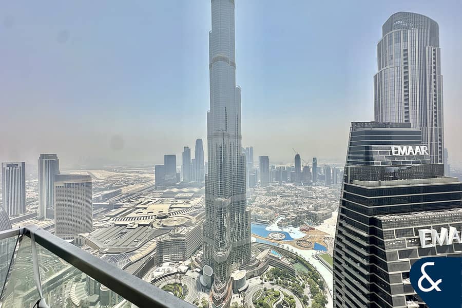 3 Bedrooms | Maids | Full Burj View | Gym
