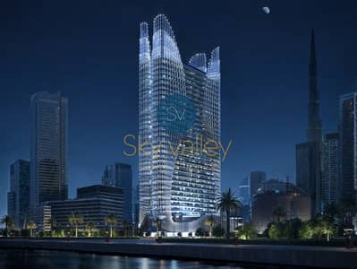 Студия Продажа в Бизнес Бей, Дубай - 201_Night_Canal_View copy-1. jpg
