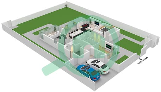 公园之门 - 5 卧室别墅类型4戶型图