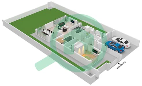 公园之门 - 4 卧室别墅类型1戶型图