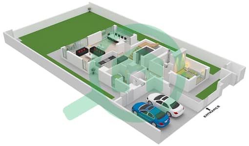 公园之门 - 4 卧室别墅类型2戶型图