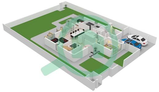 公园之门 - 5 卧室别墅类型3戶型图