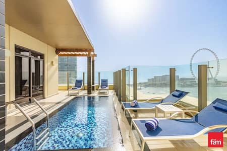 朱美拉海滩住宅（JBR）， 迪拜 3 卧室公寓待租 - 位于朱美拉海滩住宅（JBR），阿姆瓦伊，罗达阿姆瓦吉套房酒店 3 卧室的公寓 460000 AED - 12300672