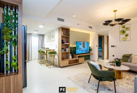 1 Bedroom Apartment for Sale in Jumeirah Village Triangle (JVT), Dubai - TWR 1002 Living 08. jpg