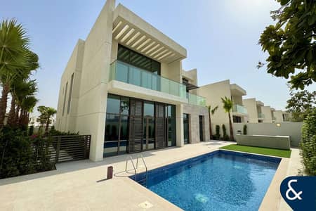 4 Bedroom Villa for Rent in Mohammed Bin Rashid City, Dubai - Landscaped | Burj Views | Private Pool