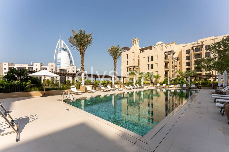 Burj Al Arab and Pool View | Vacant Now Burj Al Arab and Pool View | Vacant Now