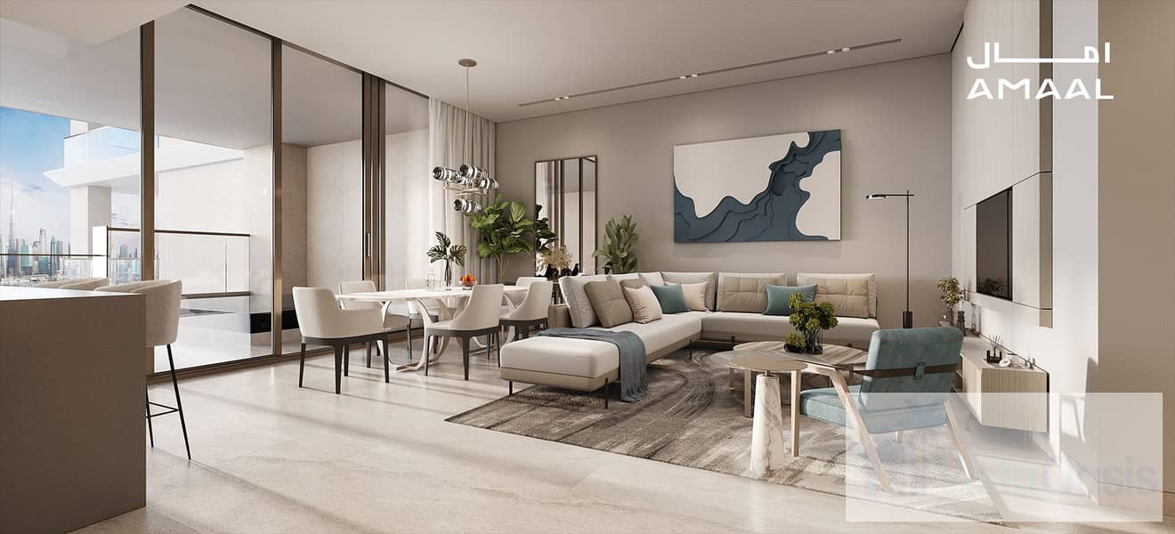 14 Amaal Standard Apartment - Living & Dining. png
