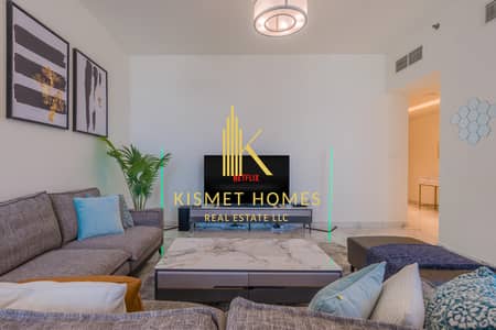 2 Bedroom Apartment for Rent in Business Bay, Dubai - Canal and Sea View | Big Layout | Lux Furnished