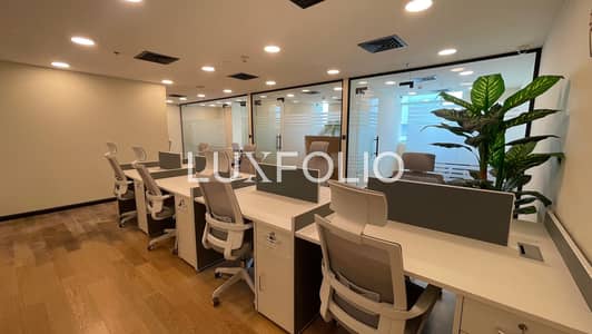 Office for Rent in Jumeirah Lake Towers (JLT), Dubai - Luxury Fitout | Fully Furnished | Vacant