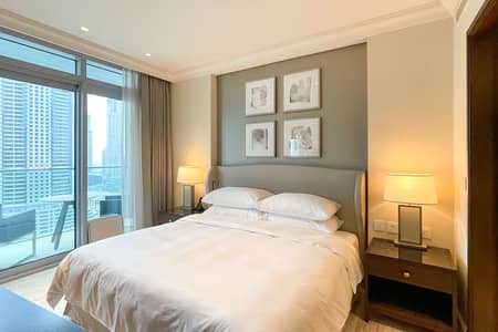 1 Bedroom Apartment for Rent in Downtown Dubai, Dubai - Luxury | Bills Inclusive | Burj and Fountain View