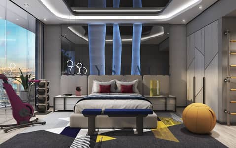 迪拜市中心， 迪拜 1 卧室公寓待售 - SZR_RA_M- Bedroom D-View 01. jpg
