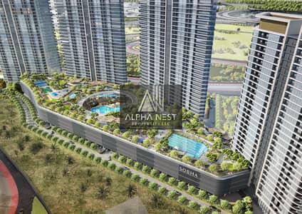 1 Bedroom Apartment for Sale in Motor City, Dubai - Podium. jpg